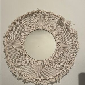 Bohemian Cream Wall Mirror